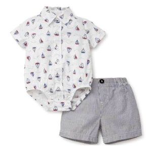 Little Sailboat Short Set, 9M